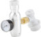 Regulador de CO2 del cargador de barril de cerveza, 16g Keg Regulator CO2, Kegerator Regulator, 0-60 PSI / 0-150 PSI Beer Regulator, CO2 Regulator for Homebrewing(0-150PSI)