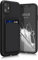kwmobile Case Compatible with Apple iPhone 11 Case - TPU Phone Cover with Credit Card Holder - Black