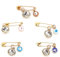 5Pcs Evil Eye Pin, Viel Glück Blau Evil Eye Brosche Pins, Türkische Hamsa Hand Kinderwagen Pin Sicherheitsnadeln für Kleidung Hüte Taschen Dekoration