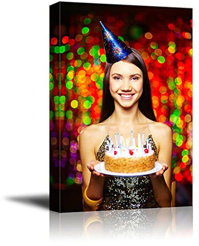 HHWY Personalizza Le tue Foto su Tela,Custom Poster Quadro Personalizzato con la Tua Foto, Fai Stampare Le tue Foto su Tela Personalizza,Regali fotografici Personalizzati (50x70cm)