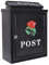 Red Rose Wall Mounted Post Box