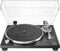 Audio-Technica AT-LPW30BK Giradischi Manuale con Trazione a Cinghia e Base in Legno Nero