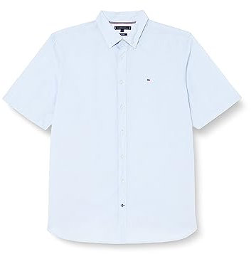 Tommy Hilfiger Homme Chemise Regular-Fit Chemise Casual, Bleu (Cloudy Blue), XXL