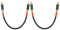 Annadue zu Audiokabel, Phonokabel Doppelt Geschirmter, Vergoldeter Stecker RAC zu Stecker zu Stecker Kabel, für DVD, Fernseher, Verstärker, Lautsprecher, Heimstereo