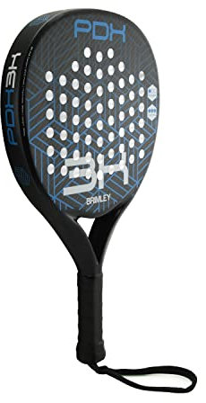 Brimley PDX3K Padelschläger 3K-Carbon | Geeignet für Anfänger & Fortgeschrittene Spieler | 100% Carbon-Schläger, Eva-Schaumpolsterung & Bequeme Schutztasche | Padel Tennisschläger (Paddle Racket)