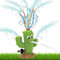 Sunshine smile Sprinkler Spielzeug für Kinder,Kaktus Sprinkler,Wasserspielzeug Sprinkler,Wassersprinkler Garten Kinder,Sprinkler für Outdoor Garten,Wasserspielzeug für Sommer