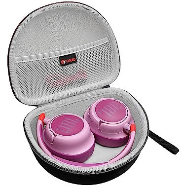 XANAD Kinder Kopfhörer Tasche für Kinder für JBL JR 470 NC JR 460 NC Bluetooth Kopfhörer On-Ear mit Noise Cancelling Headphone Case (schwarz)