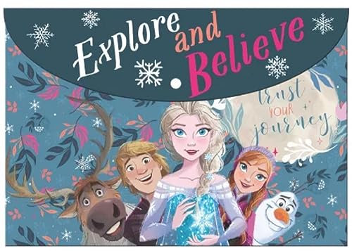 Dokumententasche Eiskönigin Frozen 2 Stück Sammelmappen Kinder-Mappe A4