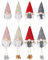 8 Stück Weihnachtsdeko Weihnachtsanhänger Wichtel Weihnachtswichtel Set Figuren, GNOME Weihnachtsbaum Deko, Skandinavische Weihnachtselfen Plüsch, Weihnachten Geschenke, Rosa, Grün, Grau, Weiß