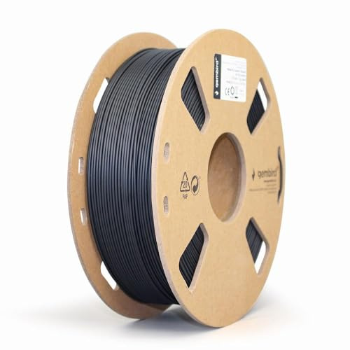 GEMBIRD3 Filament, matt PLA, schwarz, 1,75 mm, 1 kg Marke