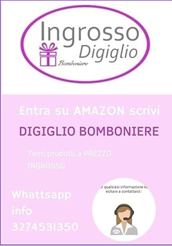 Digiglio Bomboniere Lampe Arco Weiß Claraluna 2024