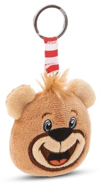 NICI Schlüsselanhänger FC Bayern MÜNCHEN Bär Berni 7cm beige - Nachhaltiger Begleiter Kuschelanhänger mit Schlüsselring für Schlüsselband, Schlüsselbund & Schlüsselhalter