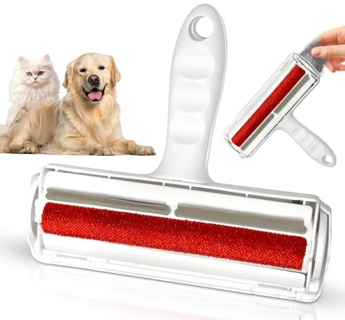 ChomChom Tierhaarentferner für Möbel, Fusselrolle für Hunde- und Katzenhaare, wiederverwendbar und leicht zu reinigen, Blau