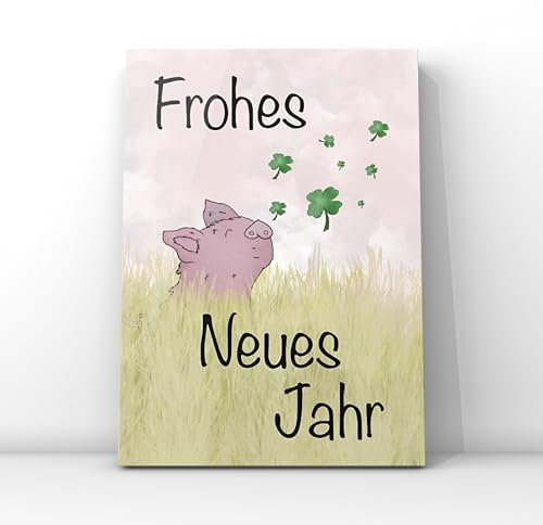 Frohes Neues Jahr Karte//Postkarte Frohes Neues Jahr