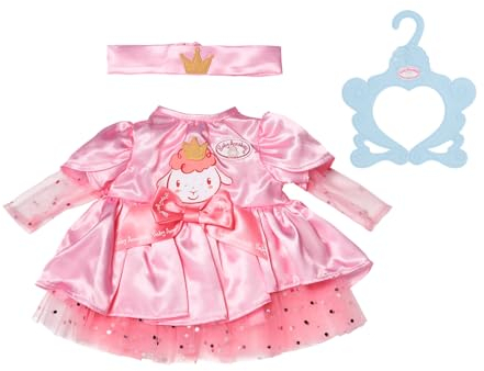 Baby Annabell Geburtstagskleid 43cm, Puppenkleid mit Tüllrock und Stirnband für 43 cm Puppen, 710548 Zapf Creation