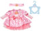 Baby Annabell Geburtstagskleid 43cm, Puppenkleid mit Tüllrock und Stirnband für 43 cm Puppen, 710548 Zapf Creation