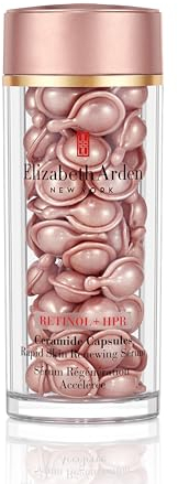Elizabeth Arden RETINOL + HPR, Ceramide und Retinol Serum Kapseln, Reduzieren Mimikfalten und Falten, Verbessern die Hautfestigkeit, Einzeldosis, 60 Kapseln