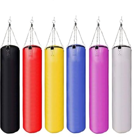 boxsack Sacco Da Boxe In PU Per Uomo, Sacco Di Sabbia, MMA Thai, Borsa Da Allenamento, Sollievo Dalla Pressione 180cm 150cm boxsack gefüllt(Color:Pink 180cm)