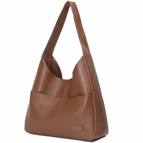 AYNKH Vintagesac Handtasche für Damen, lässig, PU-Leder, modisch, einfach, Umhängetasche, große Kapazität, Herbst / Winter, trendig