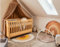 BioKinder Babybett Kinderbett aus zertifiziertem Massivholz Erle 70x140 cm