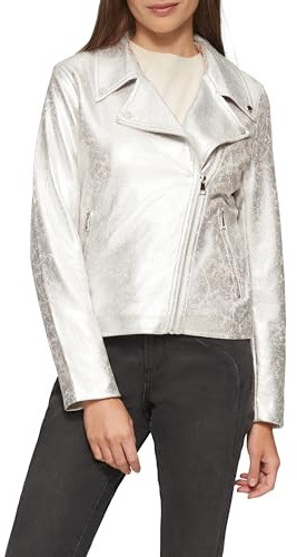 s.Oliver Bikerjacke in Veloursleder-Optik