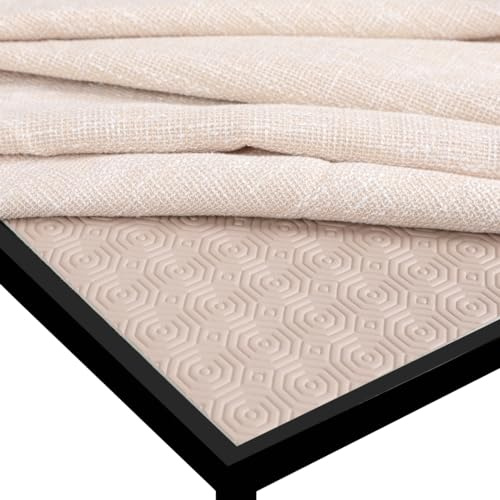 Tischschutz, Esszimmer, wasserdichte Tischdecke, kratzfeste Tischmatte, hitzebeständig, auslaufsicher, Creme/Grau/Beige/Braun (Beige, 100 x 60 cm)
