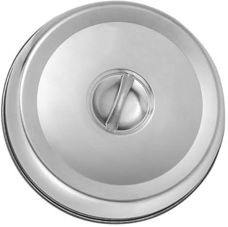 NOLITOY Grilldeckel Aus Metall Für Lebensmittel Kompakt Und Praktisch Edelstahl-abdeckhaube Für Täglichen Gebrauch Kuppelhaube Zum Schutz Von Speisen Tragbar Für Küche Und Restaurant