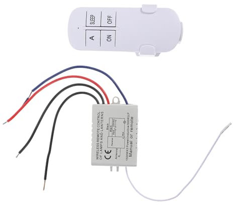 DIYEAH Plafonnier intelligent pour lampe kit sans fil Télécommande sans fil d'éclairage automatique de batterie rétro PC