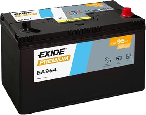 BATTERIA AUTO EXIDE PREMIUM EA954 PER AVVIAMENTO 95Ah 800En D31 POLO DX