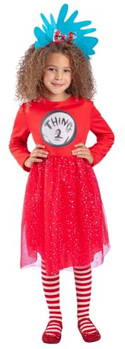 Smiffys Dr Seuss Cat in the Hat, Thing 1 & 2 Costume