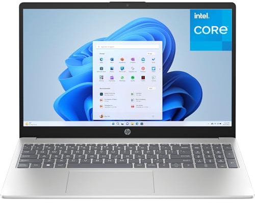 HP Pavilion 15.6 FHD Laptop Computer, 8GB DDR4 RAM, 256GB PCIe SSD, Intel N100 CPU, 2026 Edition, Portable Design, WiFi 6, Bluetooth, Webcam, Type-C, Office 365, Windows 11, Type C RJ45, Light Gray
