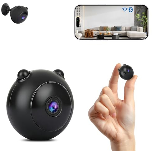 nilic Mini Spy Camera Wifi Hidden Wireless 1080P HD | Small Camera Spy with Audio & Night Vision, Motion Detection Nanny Cam, Indoor Home Security, WiFi App Control & SD Card