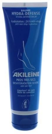 AKILEINE Hydra Defense Baume pour les pieds très secs – Tube, 4 Oz.