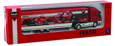 NEWRAY 46773 - Truck Iveco Stralis Ducati MotoGP, Scala 1:87, Die Cast
