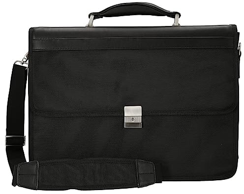 D&N Business Line Aktentasche, 43 cm, 22 Liter, Schwarz