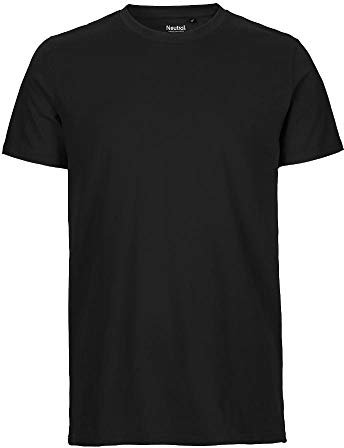 Neutral - Herren T-Shirt 'Fitted' / Black, M