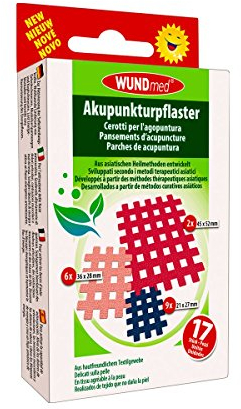 Wundmed Akupunkturpflaster 17 Stück in drei verschiedenen Größen