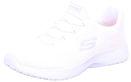 Skechers Women's Dynamight Trainer, White, 5 UK