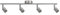 Paulmann 66746 Strahler Carolina 4-flammig max. 4x10W GU11 Nickel matt ohne Leuchtmittel