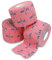 Sporttape Daumen Bandage für Gewichtheben: Hook Grip Tape 7 m Rolle selbstklebend wasserfest elastisch | Sport Gym Krafttraining Thumb Support Weightlifting (Pink Box of 3)