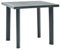 vidaXL Gartentisch Witterungsbeständig Balkontisch Terrassentisch Esstisch Tisch Campingtisch Beistelltisch Grün 80x75x72cm Kunststoff