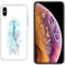Generico Cover compatibile con Cover Apple iPhone XS Torre Eiffel azzurra paris/Gel di silicone morbido TPU
