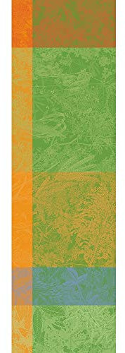 TISCHLAEUFER MILLE ESPRITS JARDIN ETE 55X180 CM 100% BAUMWOLLE