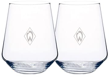 King of Trade SV Werder Bremen Glas Raute 2er Set
