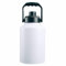 Gteller 64oz 128oz Wide Mouth Insulated Vacuum Water Bottle Jug with Handle, Gallon Stainless Steel Ice Bucket Travel Mug Large Sports Canteen (128oz,White)