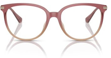 Michael Kors Westport Mk4106u Damen Brillenrahmen für verschreibungspflichtige Brillen, universelle Passform, rund, Dusty Rose Light Brown/Demo Lens, 54 mm