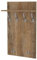 AKKE Garderobenpaneel Wandgarderobe Mit Ablage Wandpaneel Garderobe PVC Maxi Marino-walnuss 90cm x 60 cm