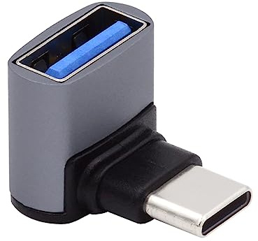 CY Adapter nach oben und unten abgewinkelt, USB-C Typ-C auf USB 3.0 Buchse OTG Adapter 90 Grad für Laptop Handy