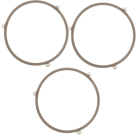 Zerodeko 6piezas Soporte De Placa De Microondas Anillo De Rueda Rotatoria De Compatible Bandejas De Microondas Para Hogar y Oficina