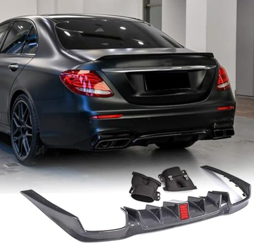 ORBHES Auto Heckstoßstange Diffusor Lip Spoiler Fit,Kompatibel mit Mercedes Benz W213 E250 E350 E400 E43,Automotive Exterior